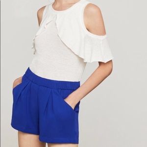 NWOT BCBGMaxAzria Micah mini shorts in royal blue